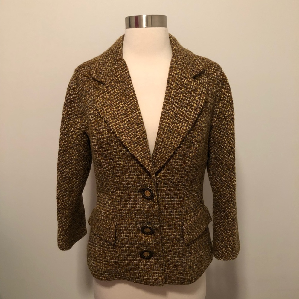 Dorothee bis tweed blazer jacket